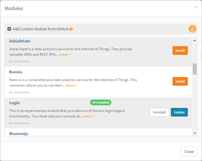 Partners in Cloud Based IDE Scripting Applications